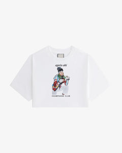Après Ski Champagne Club Crop Tee