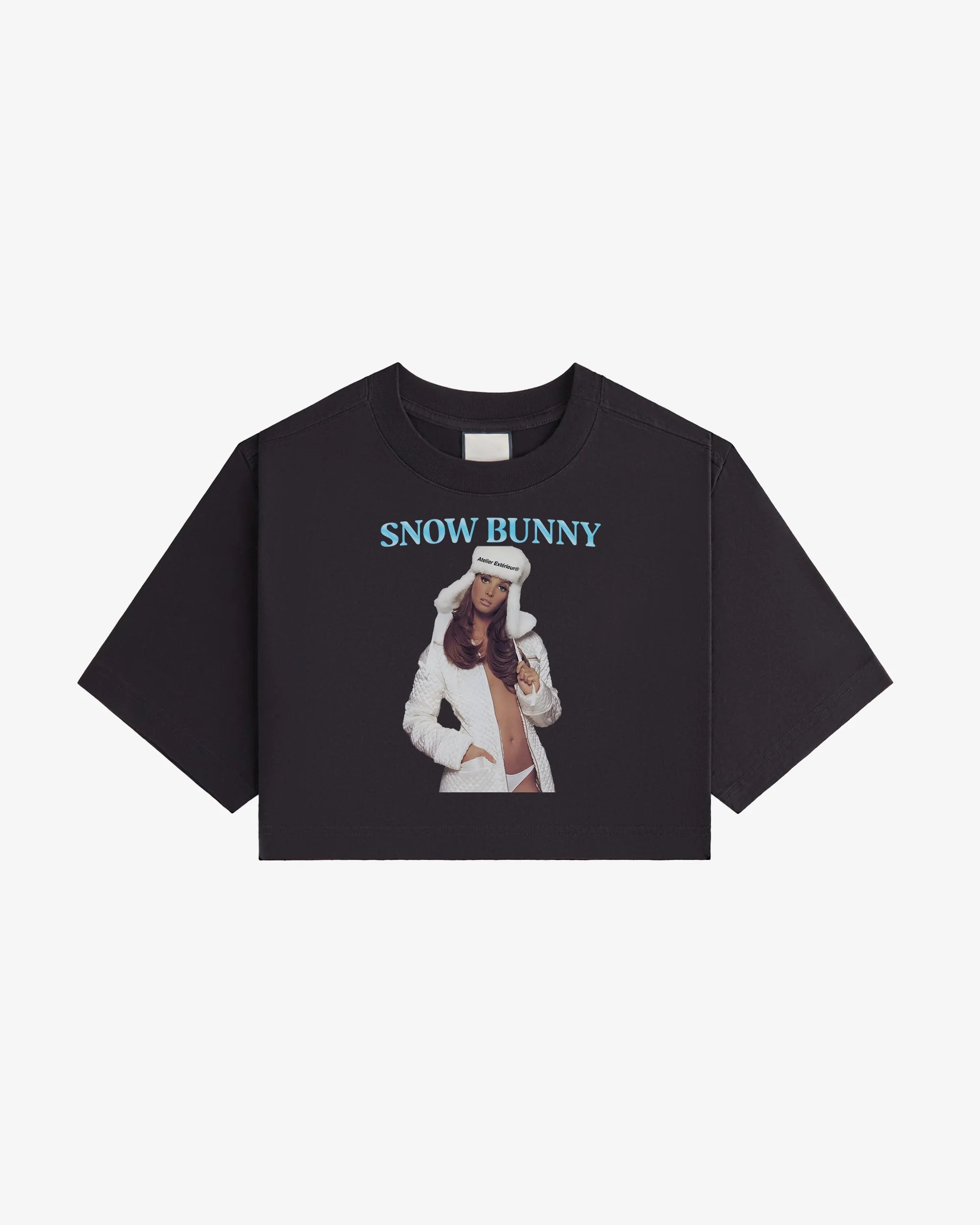 Snow Bunny Crop Tee
