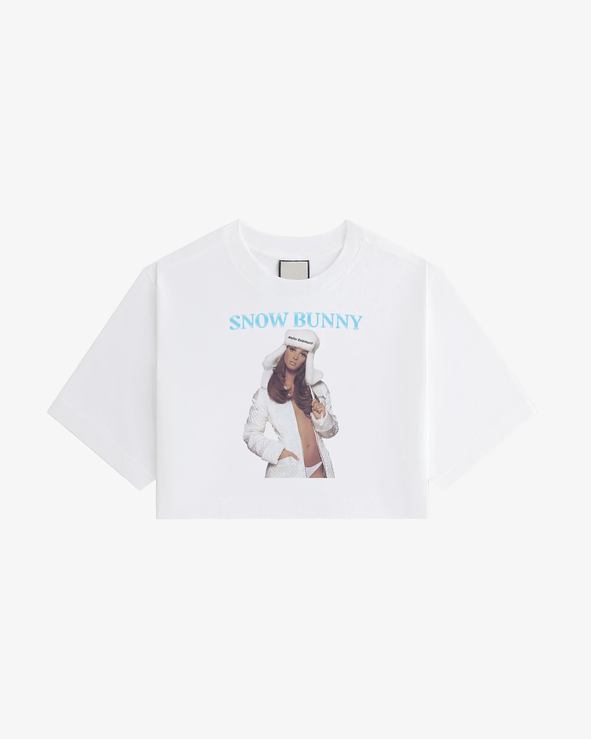 Snow Bunny Crop Tee