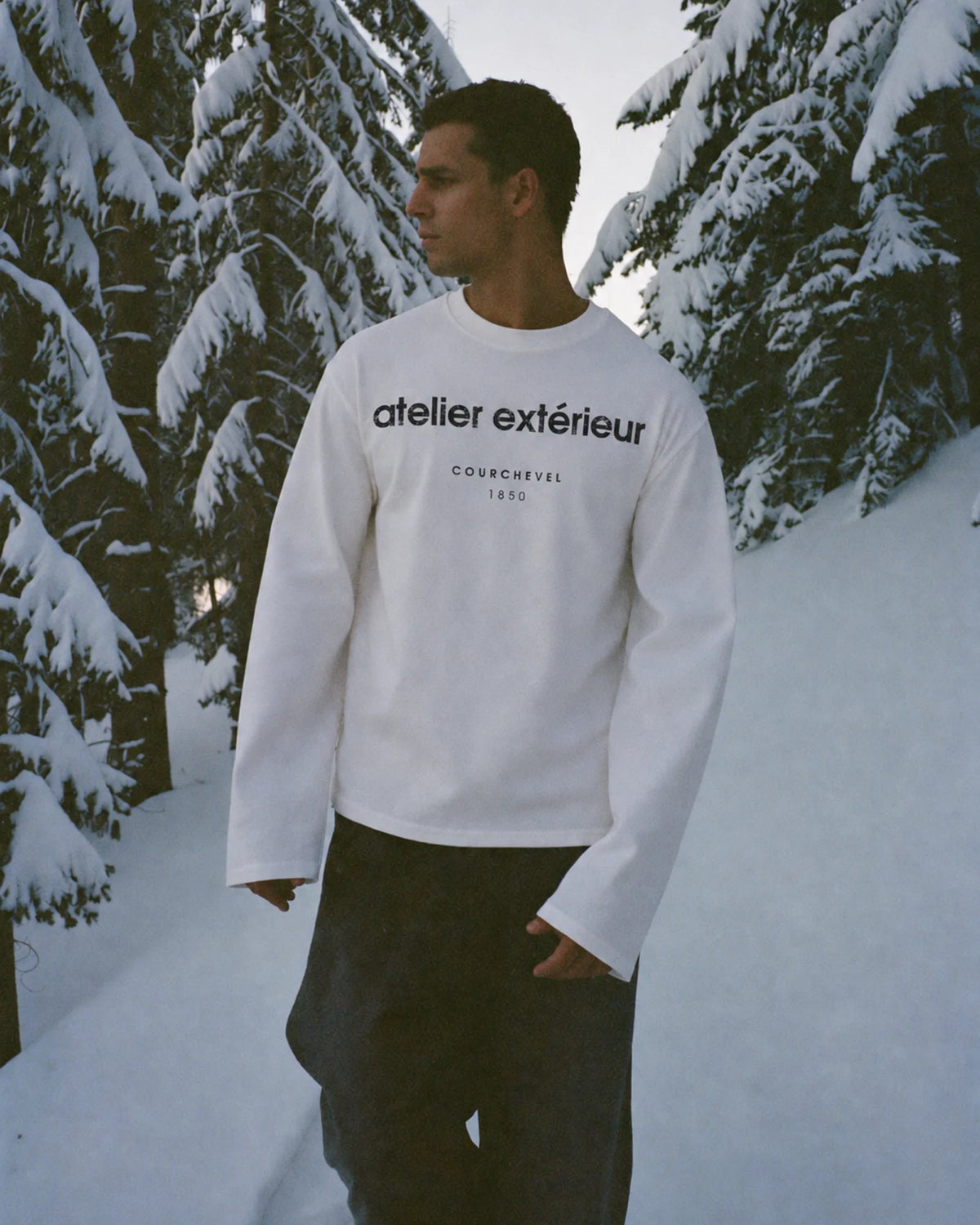 1850 Long Sleeve Tee - White