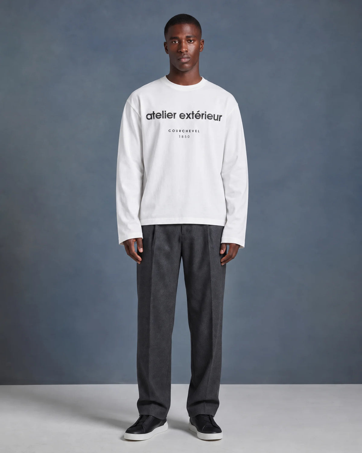 1850 Long Sleeve Tee - White