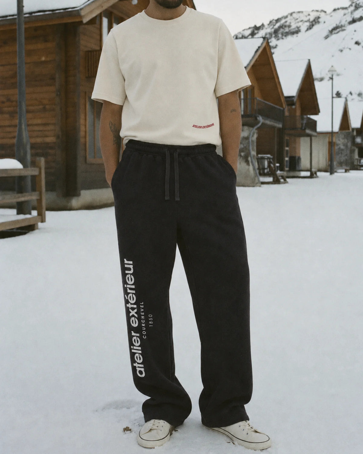 1850 Sweatpants - Straight Leg - Black