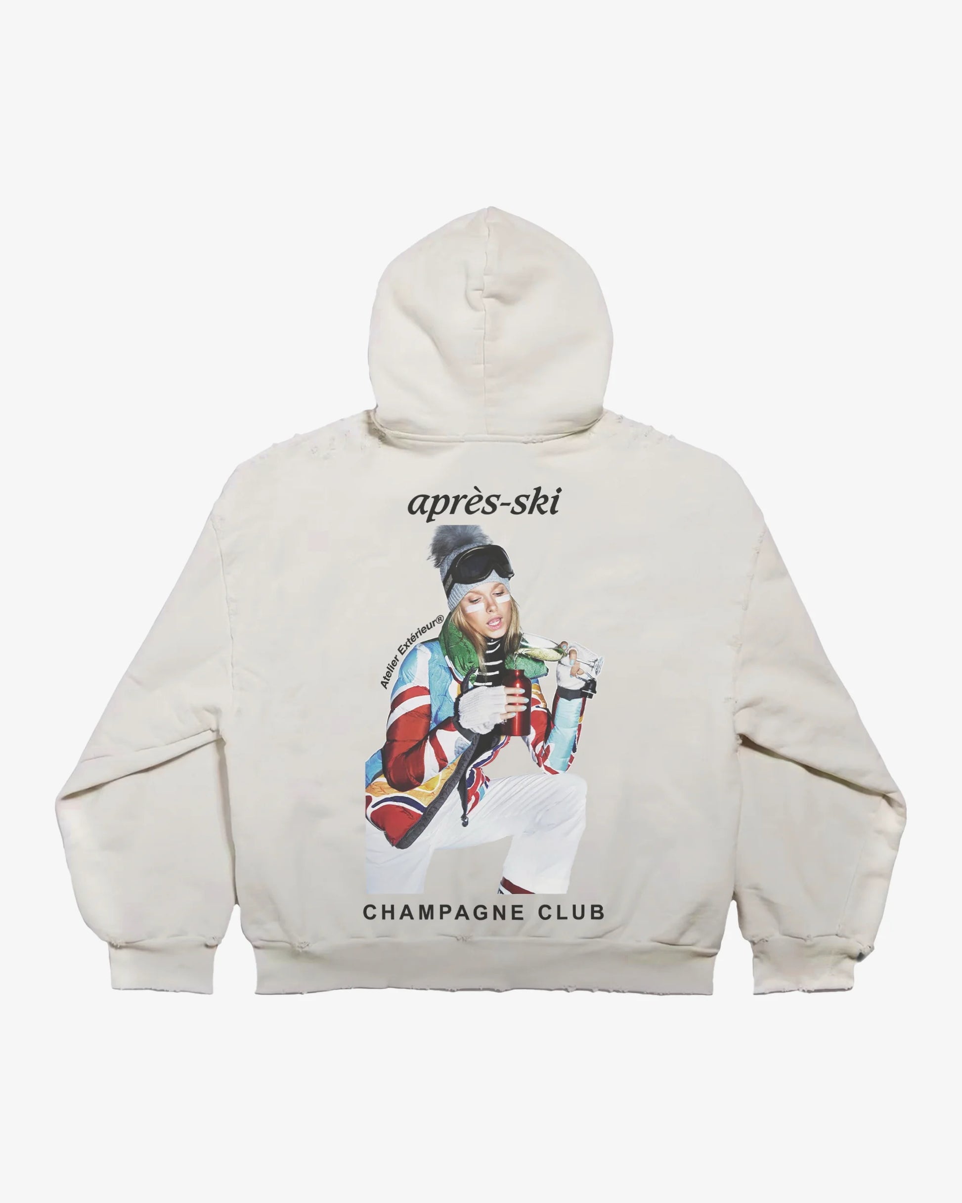 Après Ski Champagne Club Vintage Hoodie
