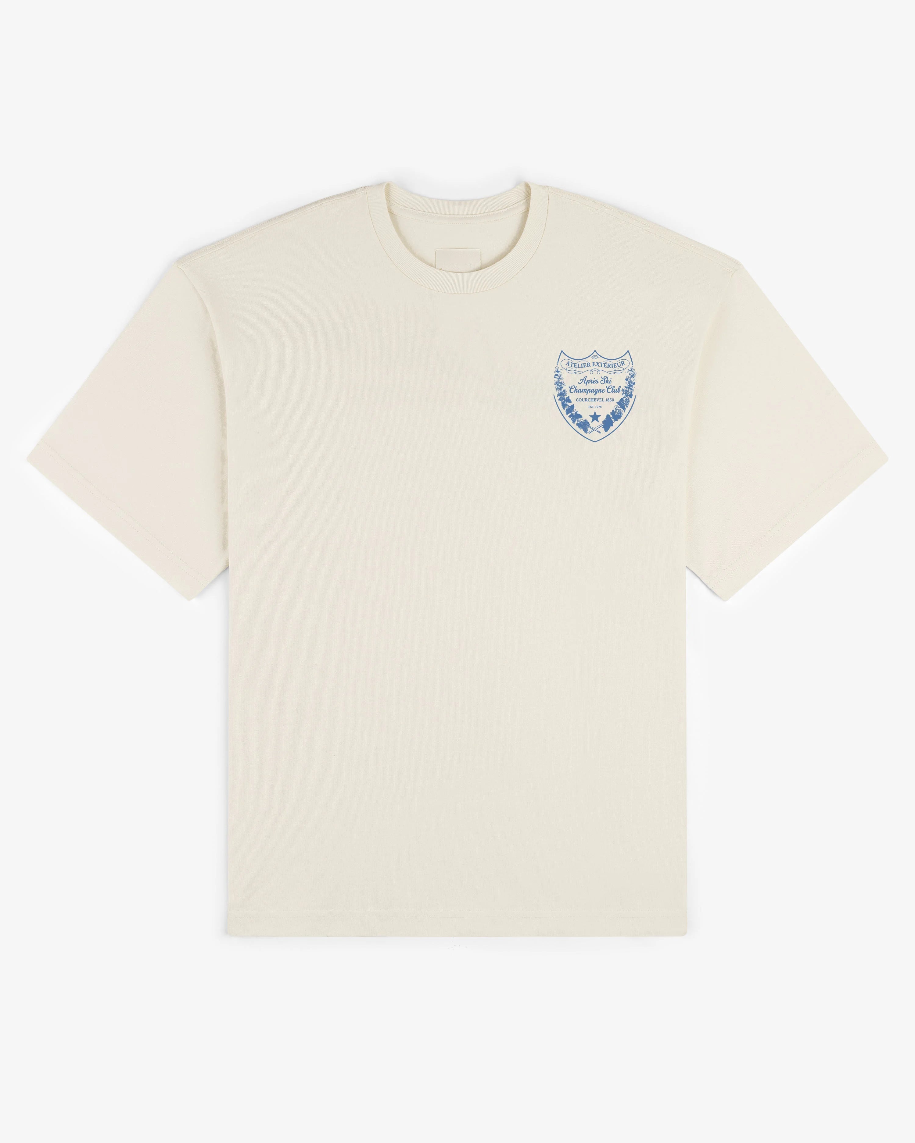 Après Ski Champagne Club Tee - Crème