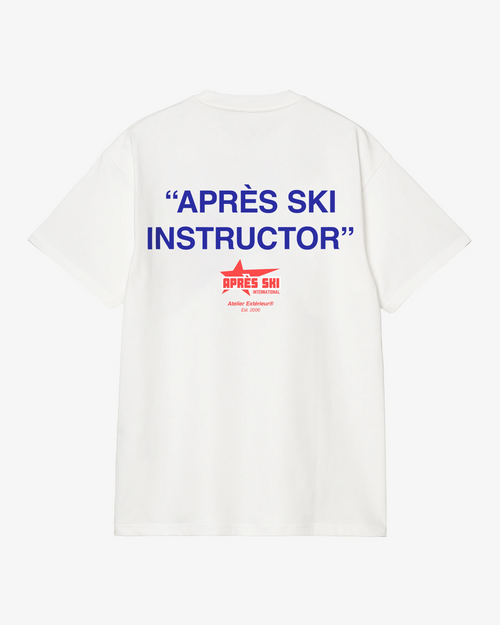 Après Ski Instructor Tee - White