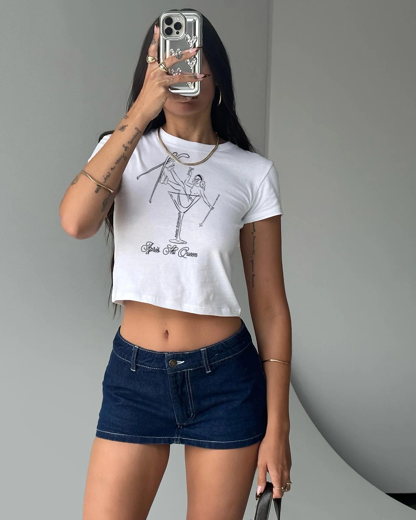 Après Queen Crop Tee