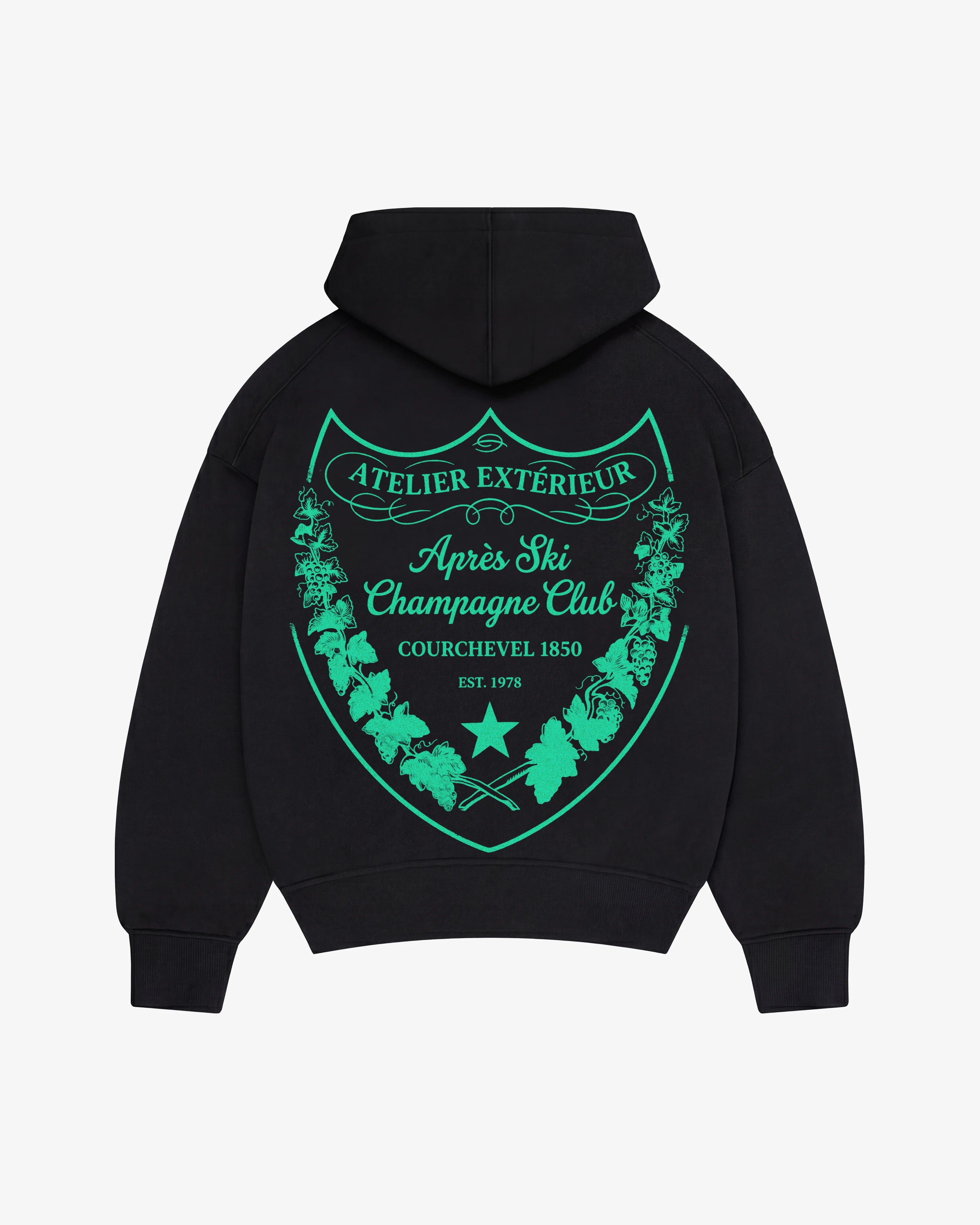 Après Ski Champagne Club Hoodie - Black
