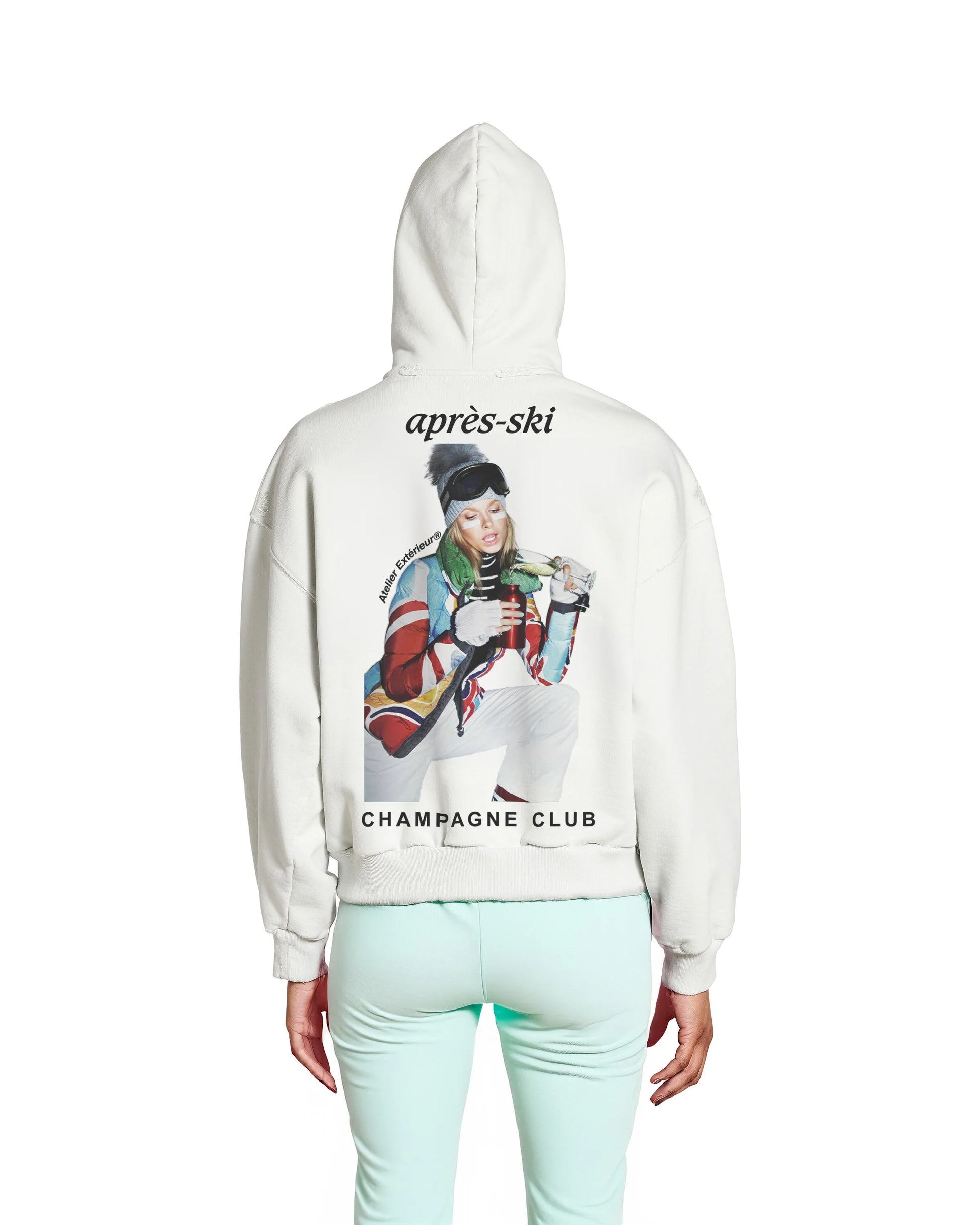 Après Ski Champagne Club Vintage Hoodie