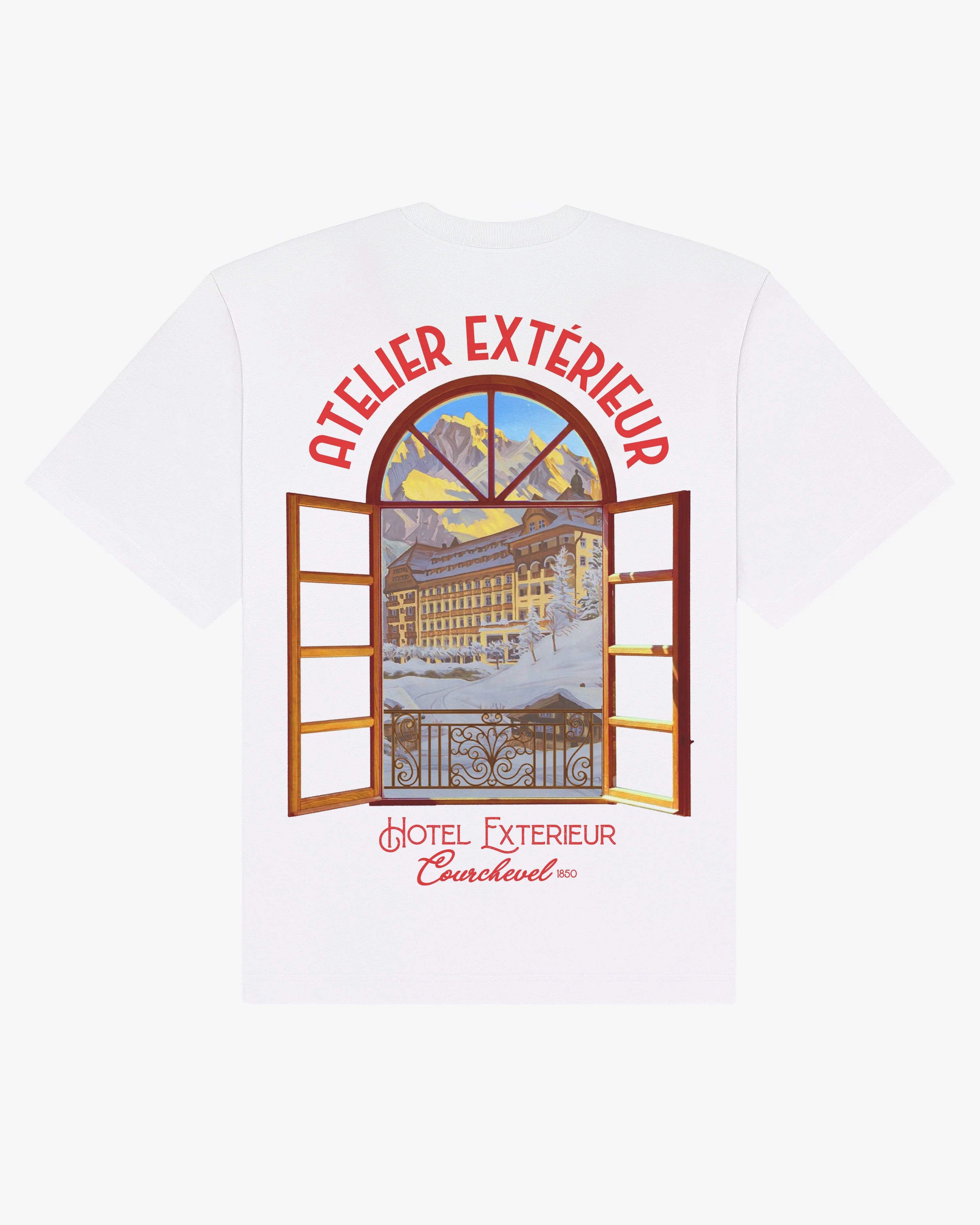 Hôtel Extérieur Tee - White