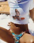 Karol Snowboard Crop Tee