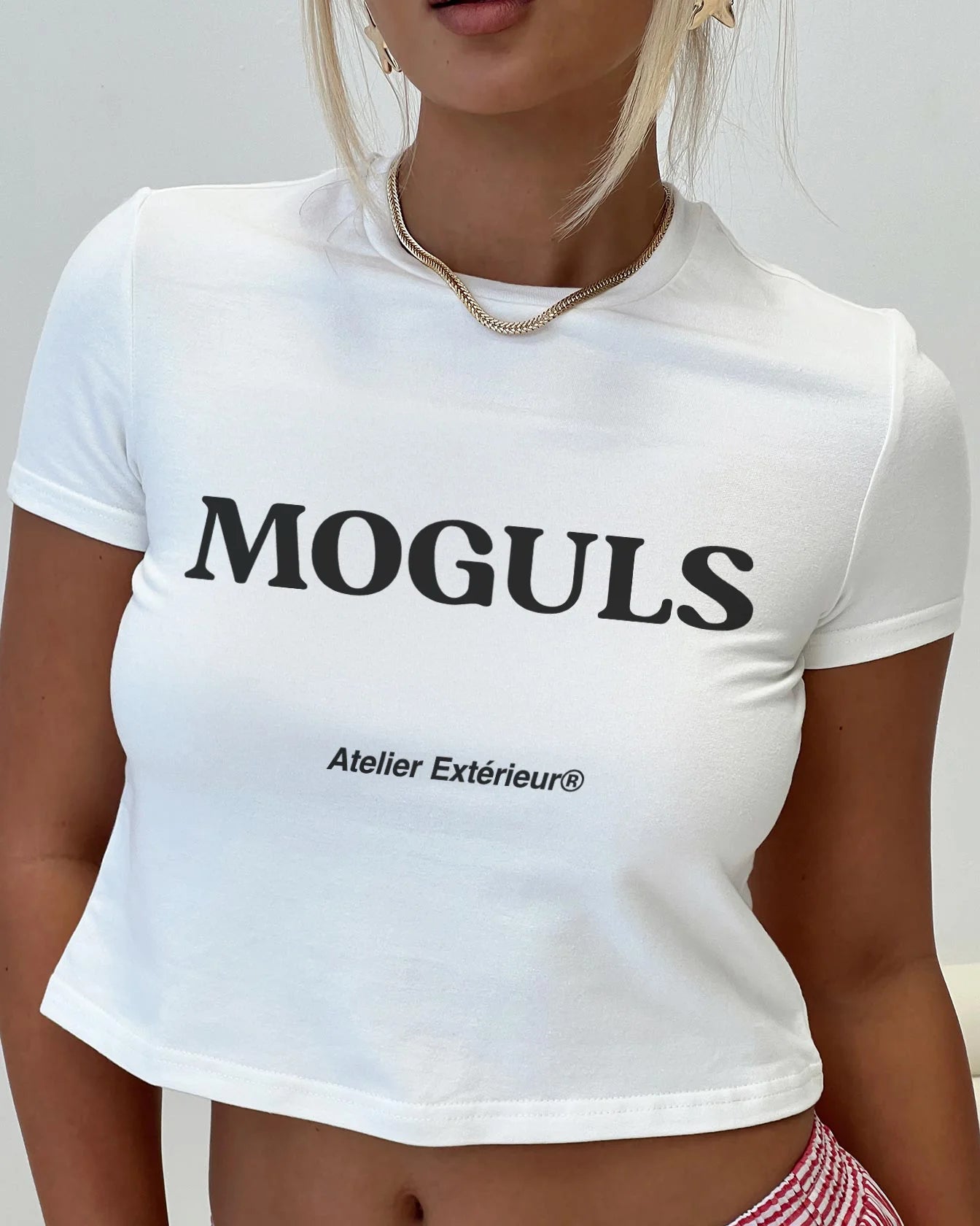 Moguls Crop Tee