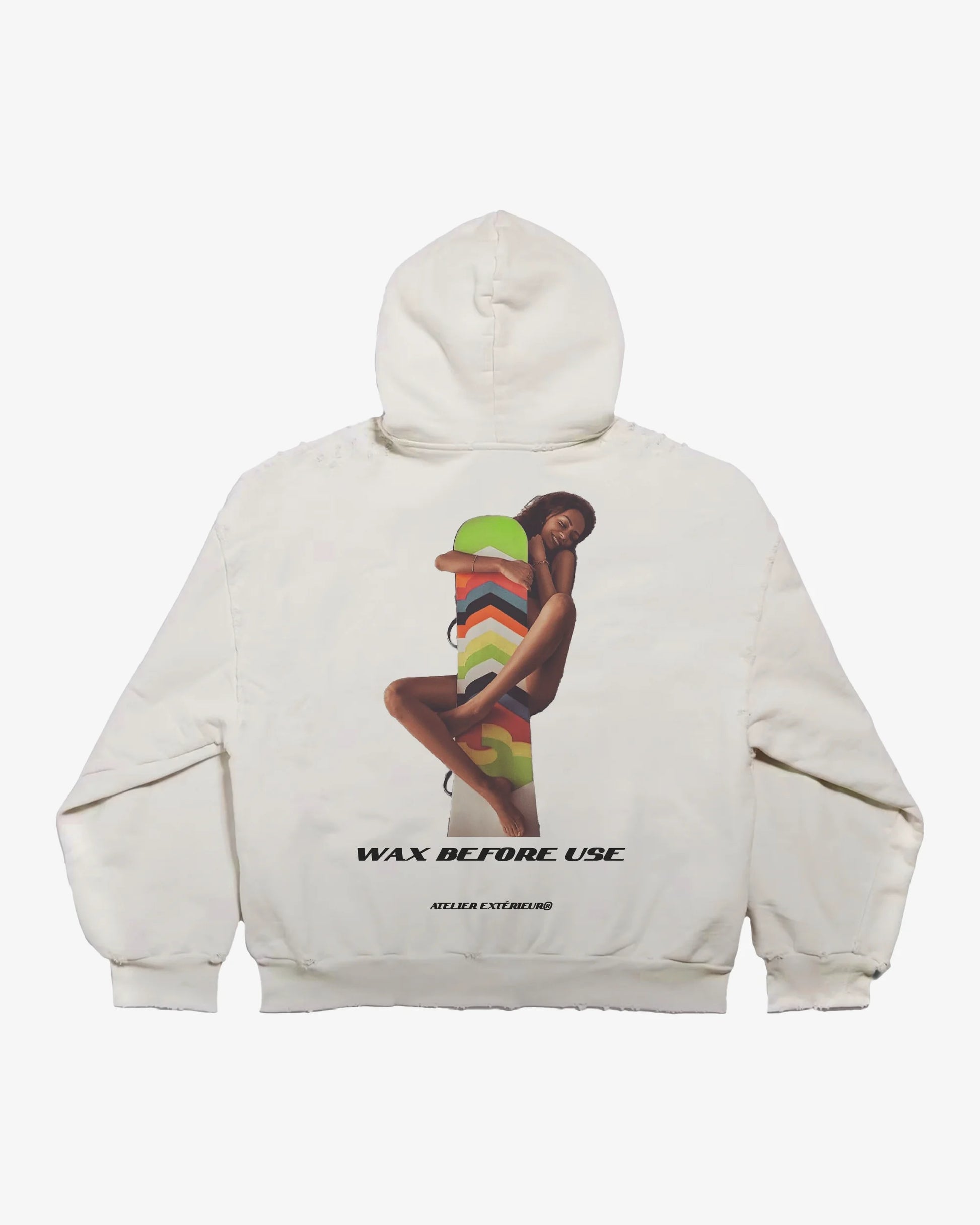 Wax Before Use Vintage Hoodie