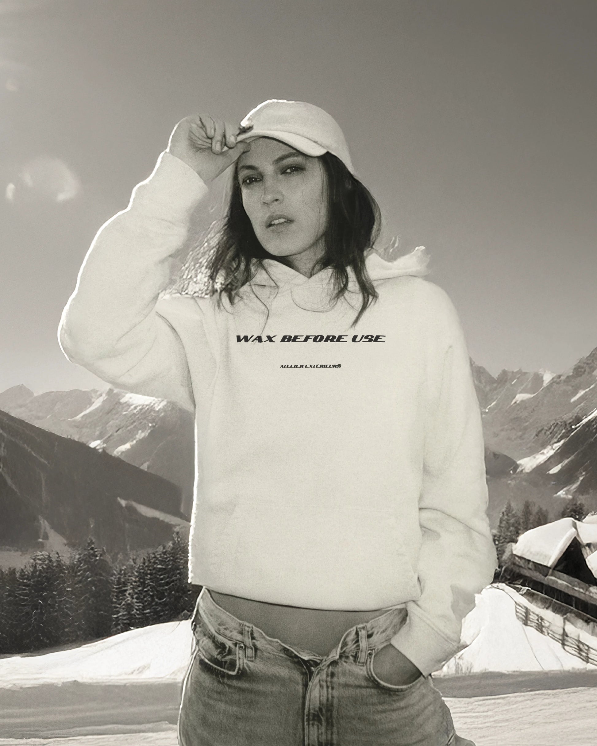 Wax Before Use Vintage Hoodie