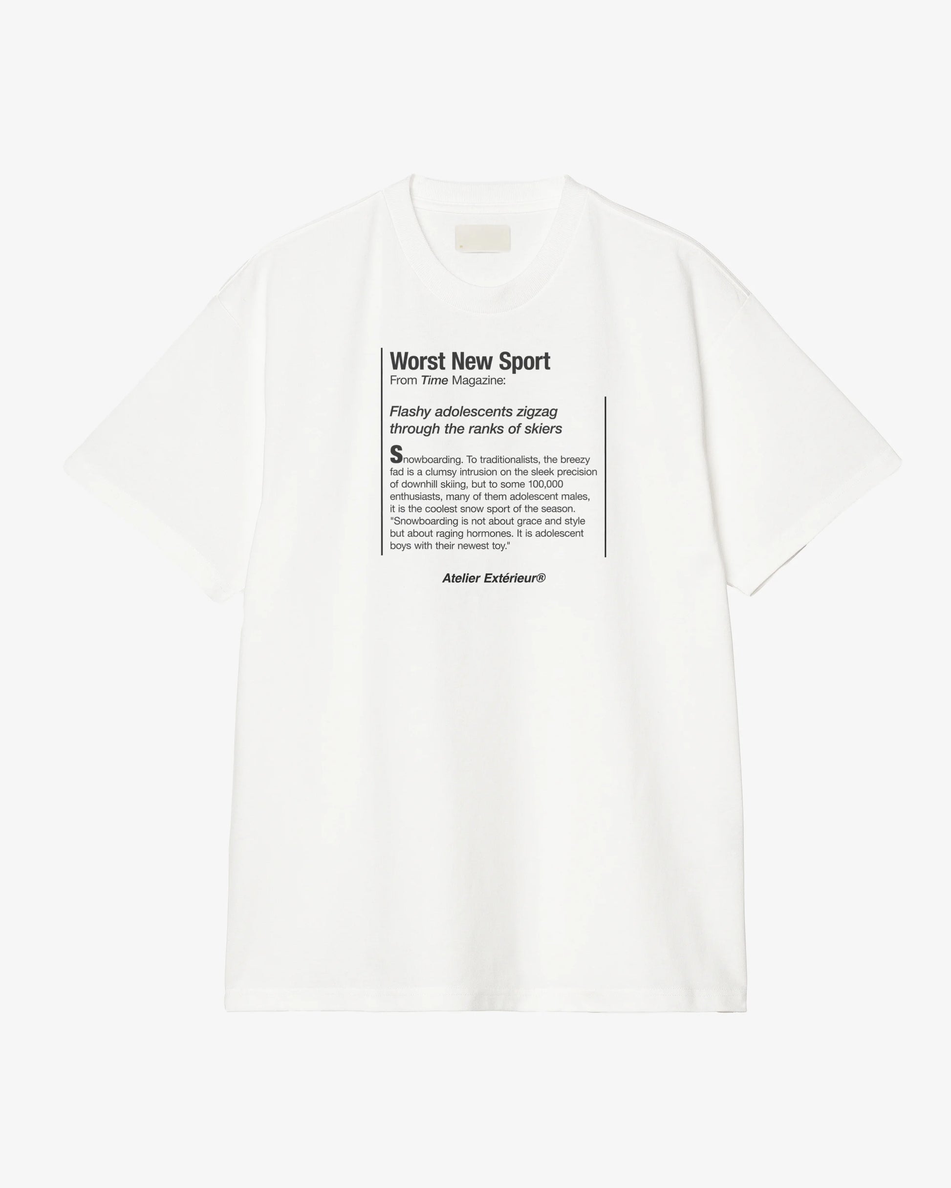 Worst New Sport Oversized Tee
