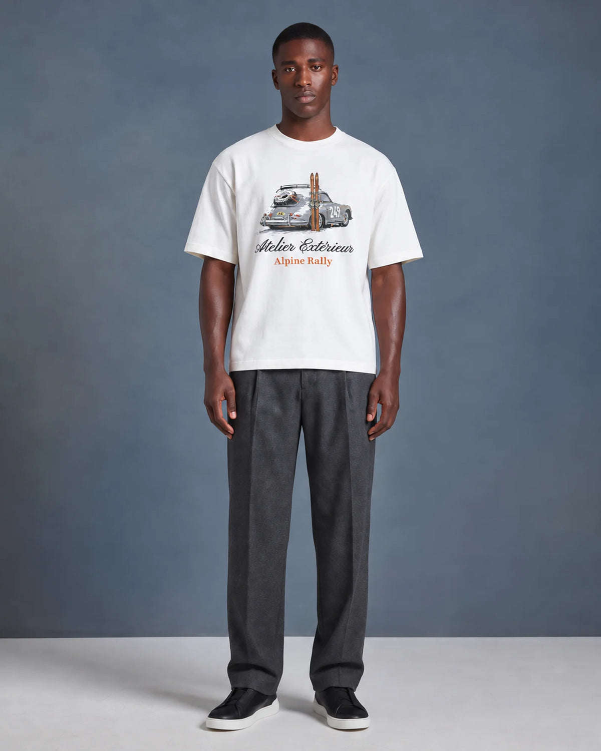 Alpine Rally Tee - White