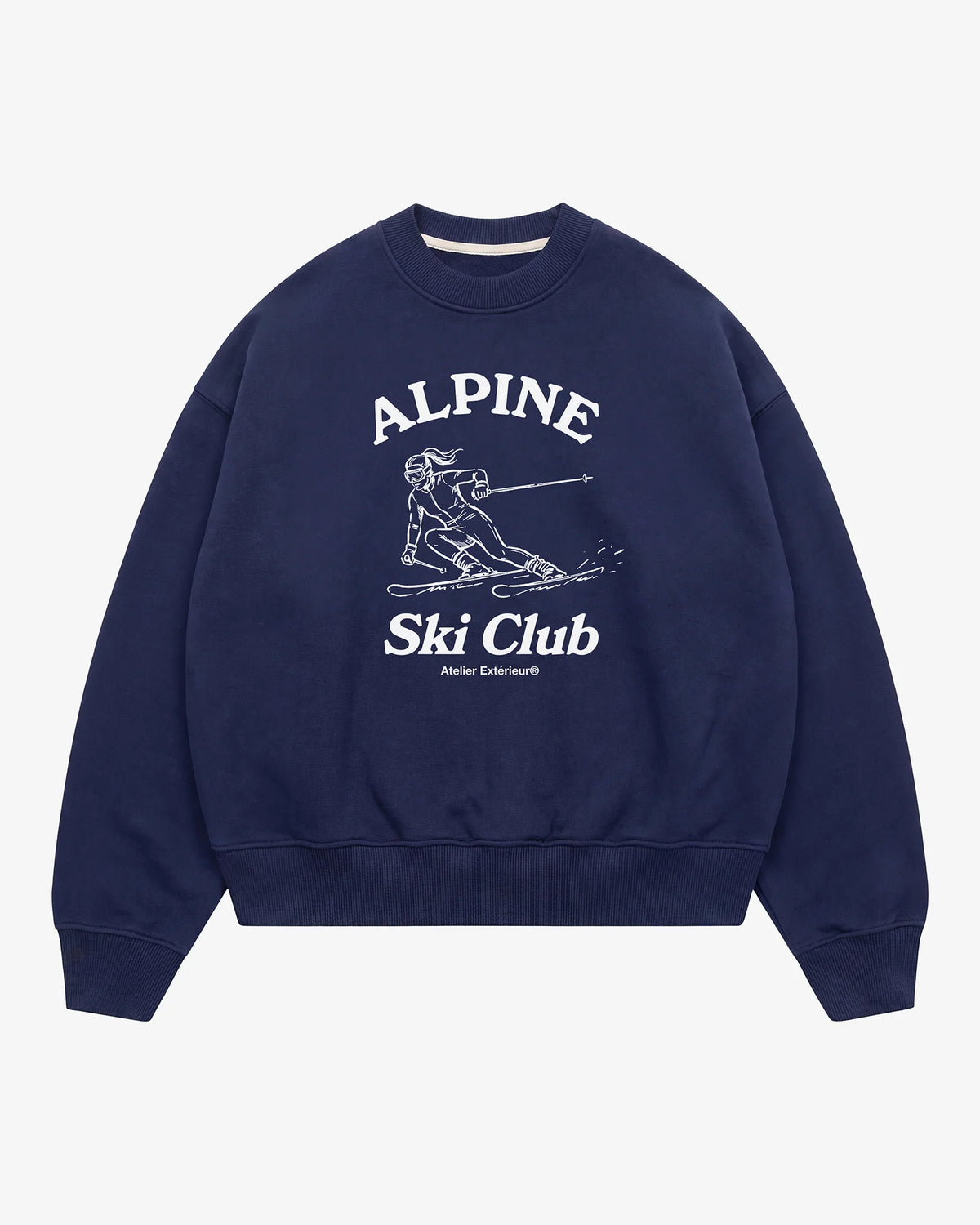 Alpine Ski Club Crewneck - Navy