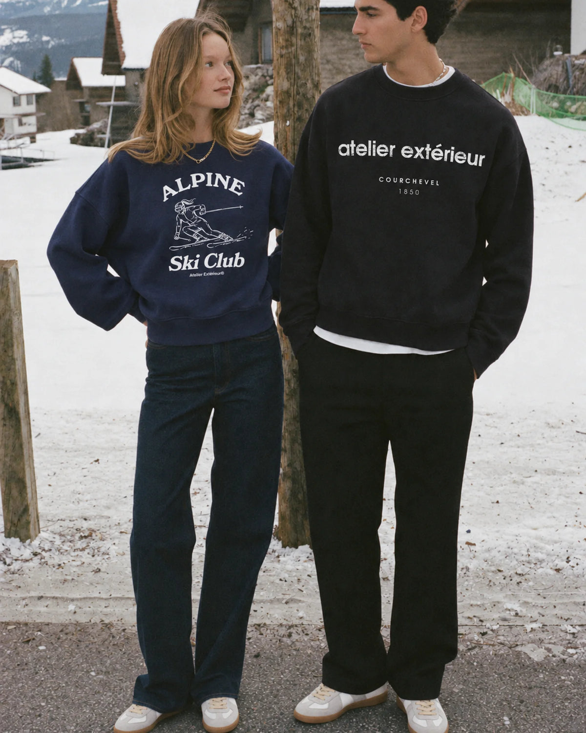 Alpine Ski Club Crewneck - Navy
