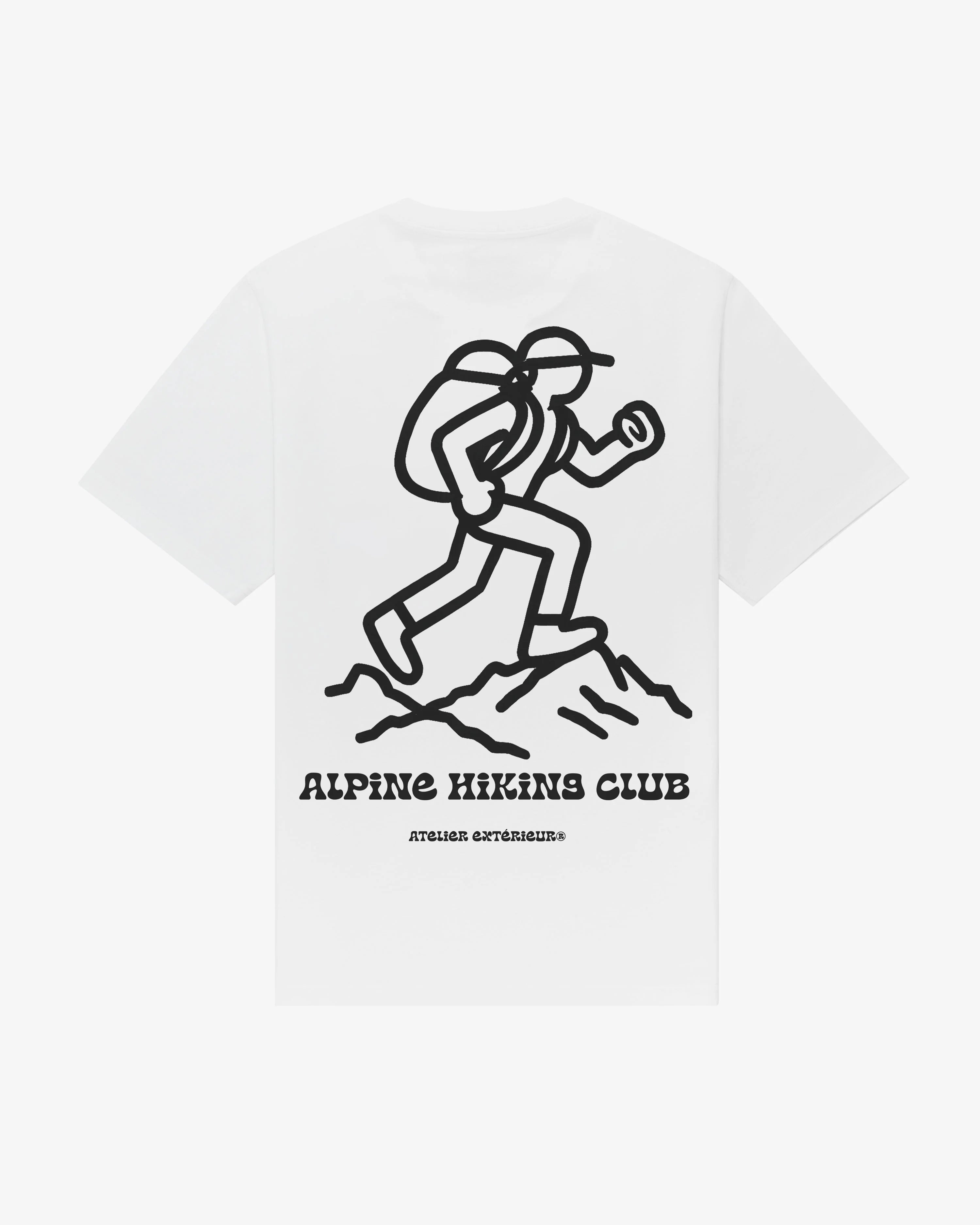 alpine hiking club tee