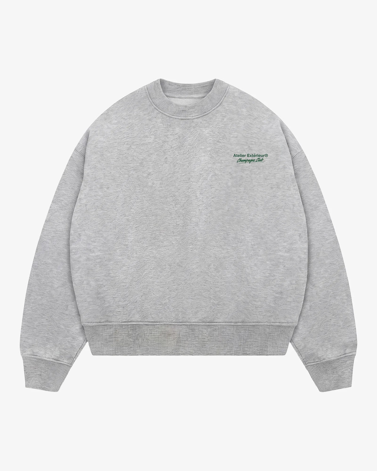 Après Ski Champagne Club Crewneck - Heather Gray