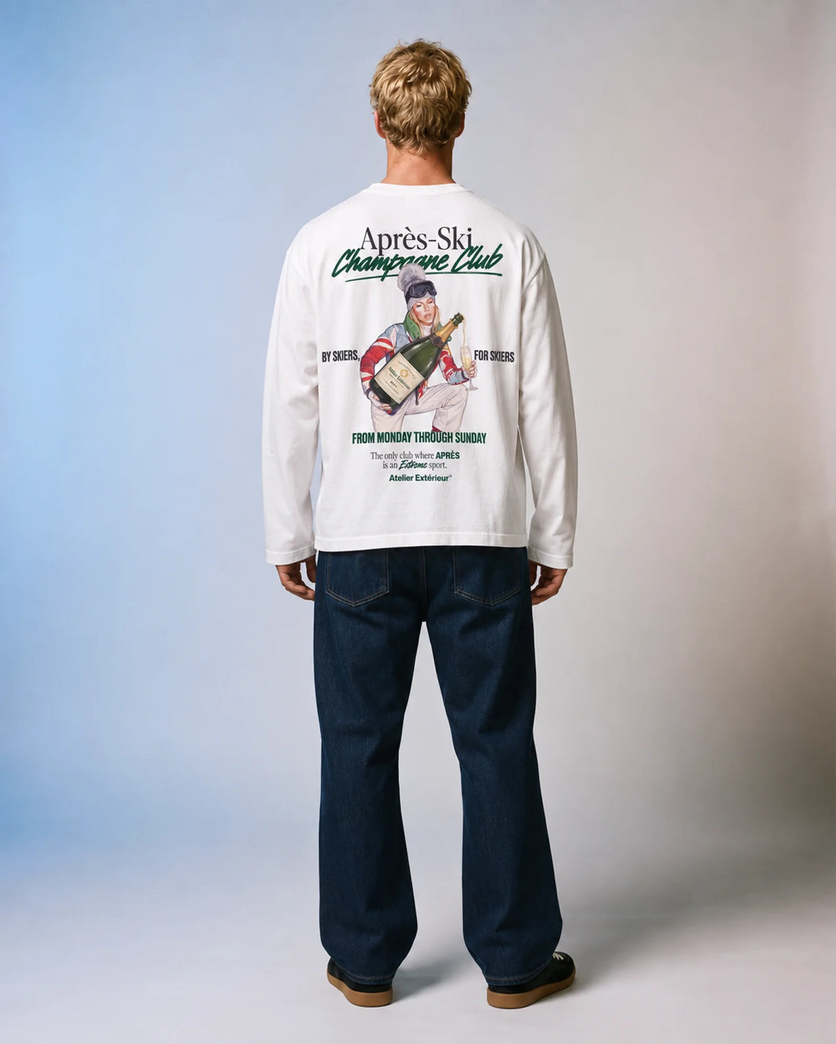 Après Ski Champagne Club Long Sleeve Tee