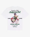 Après Ski Champagne Club Tee - White