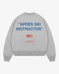 Après Ski Instructor Crewneck - Heather Gray