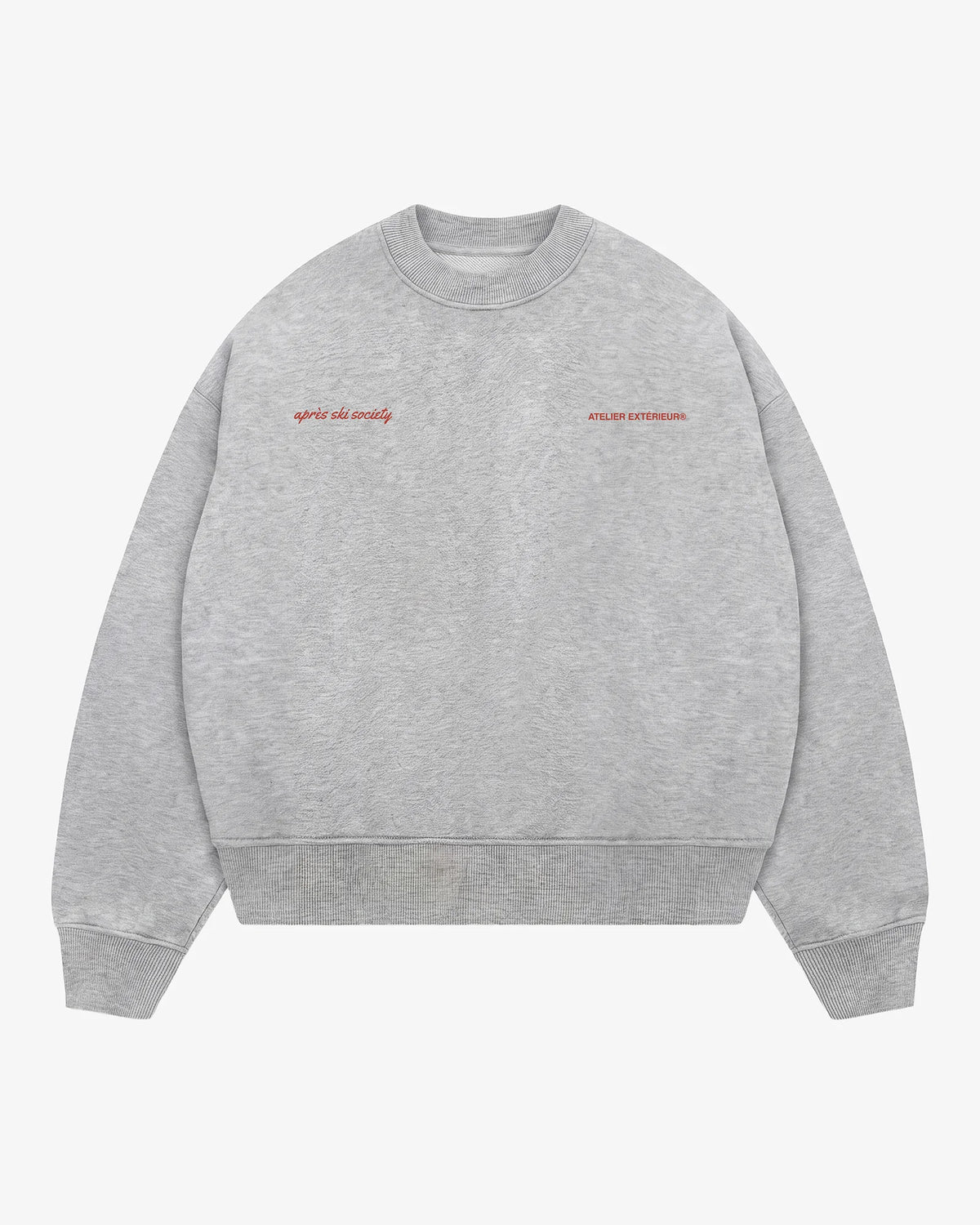 Après Ski Instructor Crewneck - Heather Gray