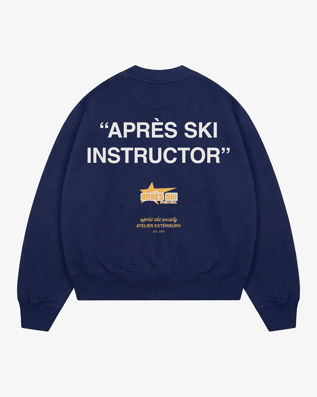 Après Ski Instructor Crewneck - Navy
