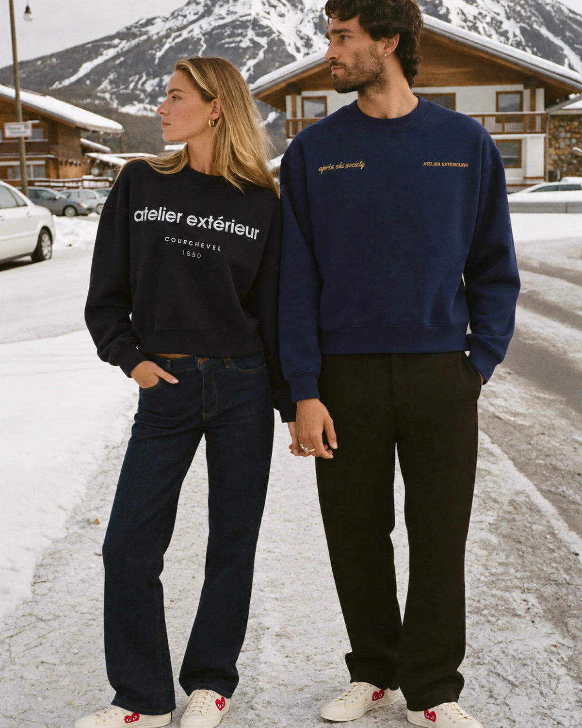 Après Ski Instructor Crewneck - Navy