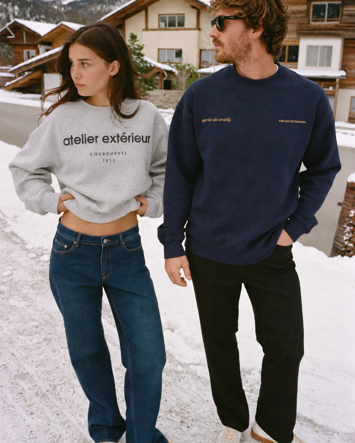 Après Ski Instructor Crewneck - Navy