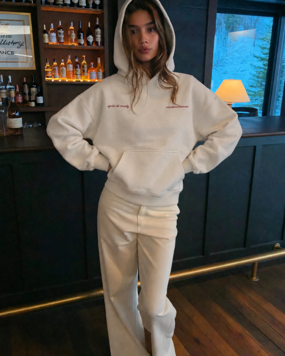 Après Ski Instructor Hoodie - Ecru