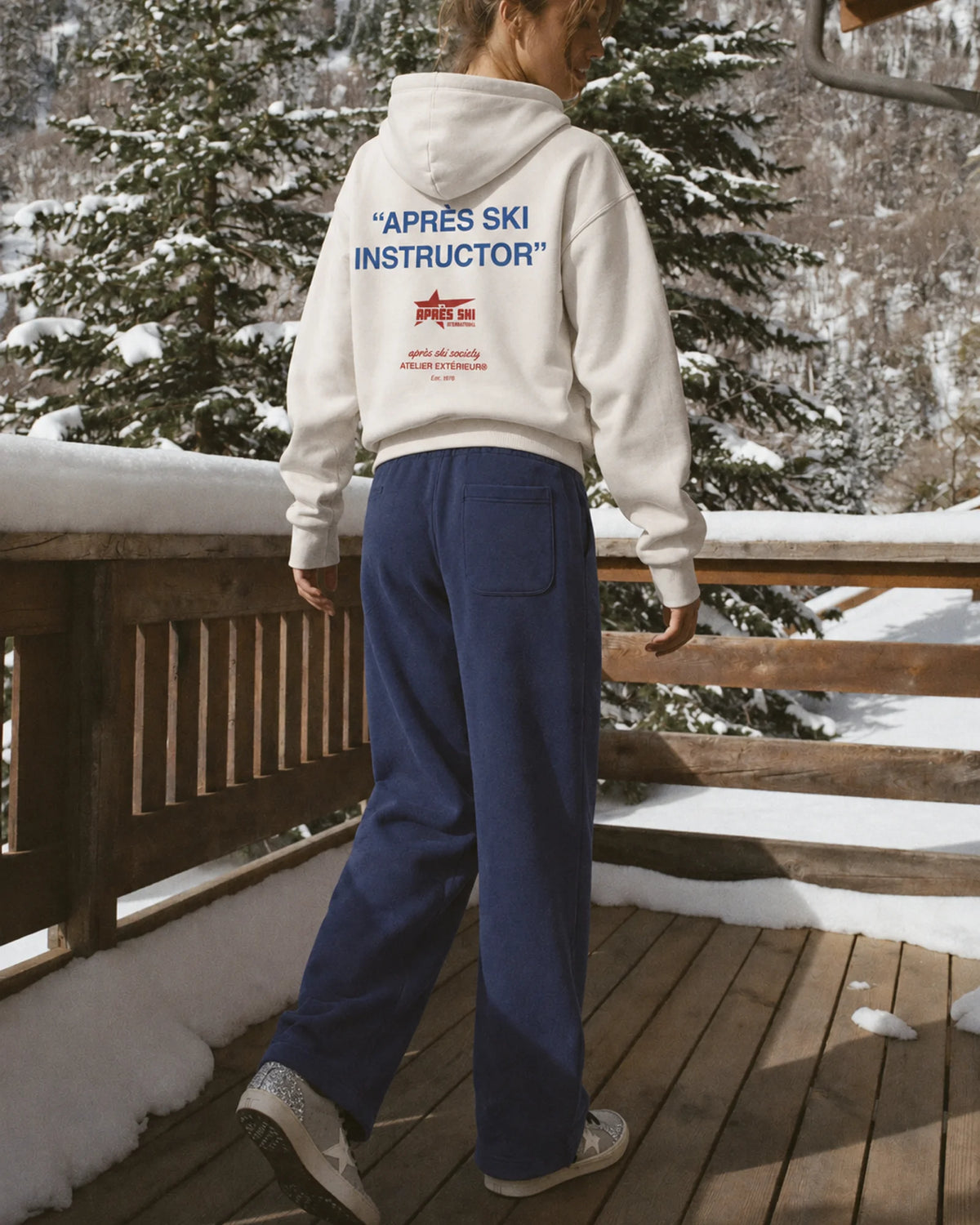 Après Ski Instructor Hoodie - Ecru