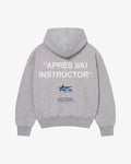 Après Ski Instructor Hoodie - Heather Grey