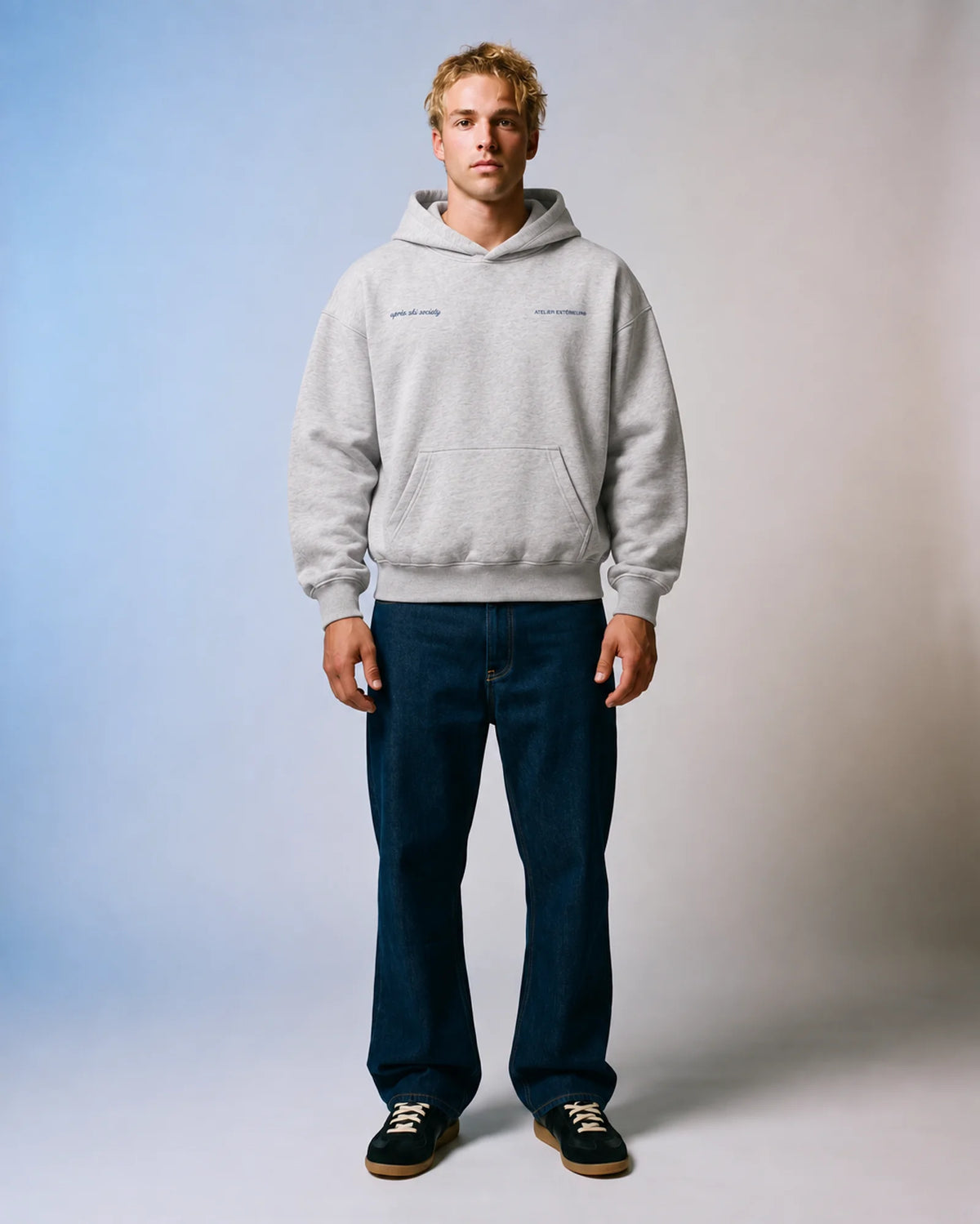 Après Ski Instructor Hoodie - Heather Grey