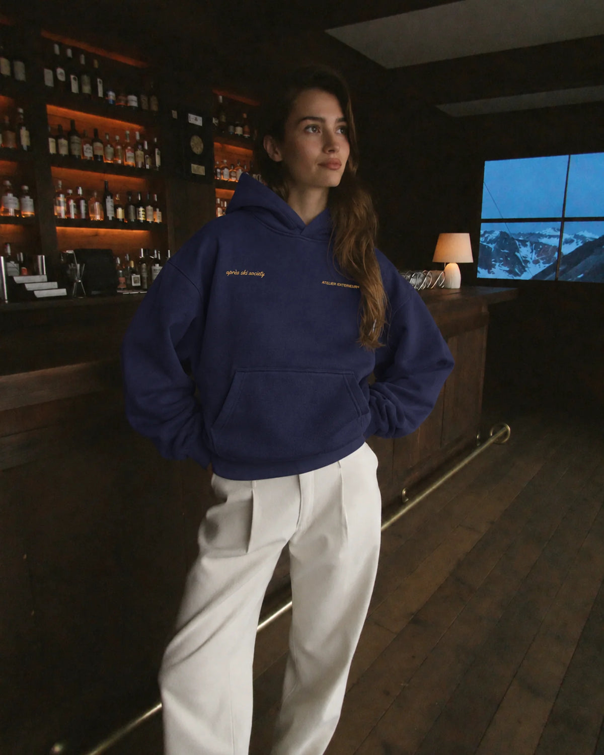Après Ski Instructor Hoodie - Navy