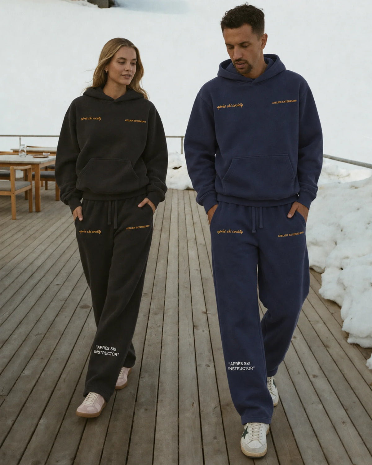 Après Ski Instructor Hoodie - Navy