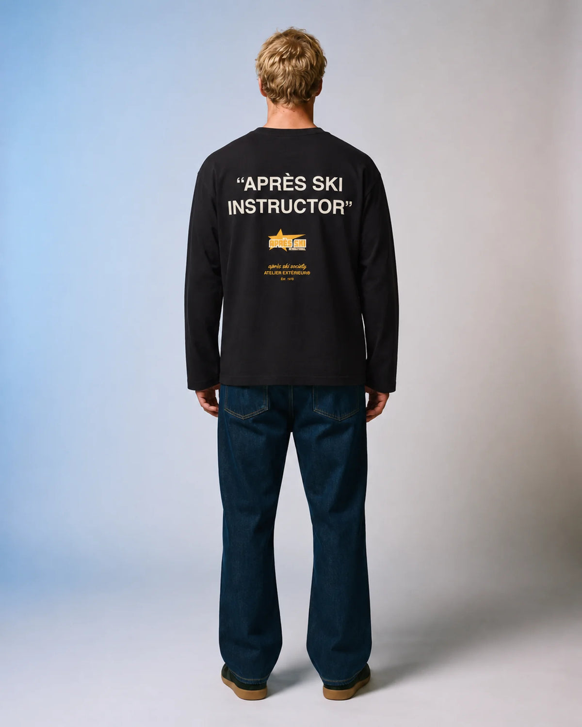 Après Ski Instructor Long Sleeve Tee - Black