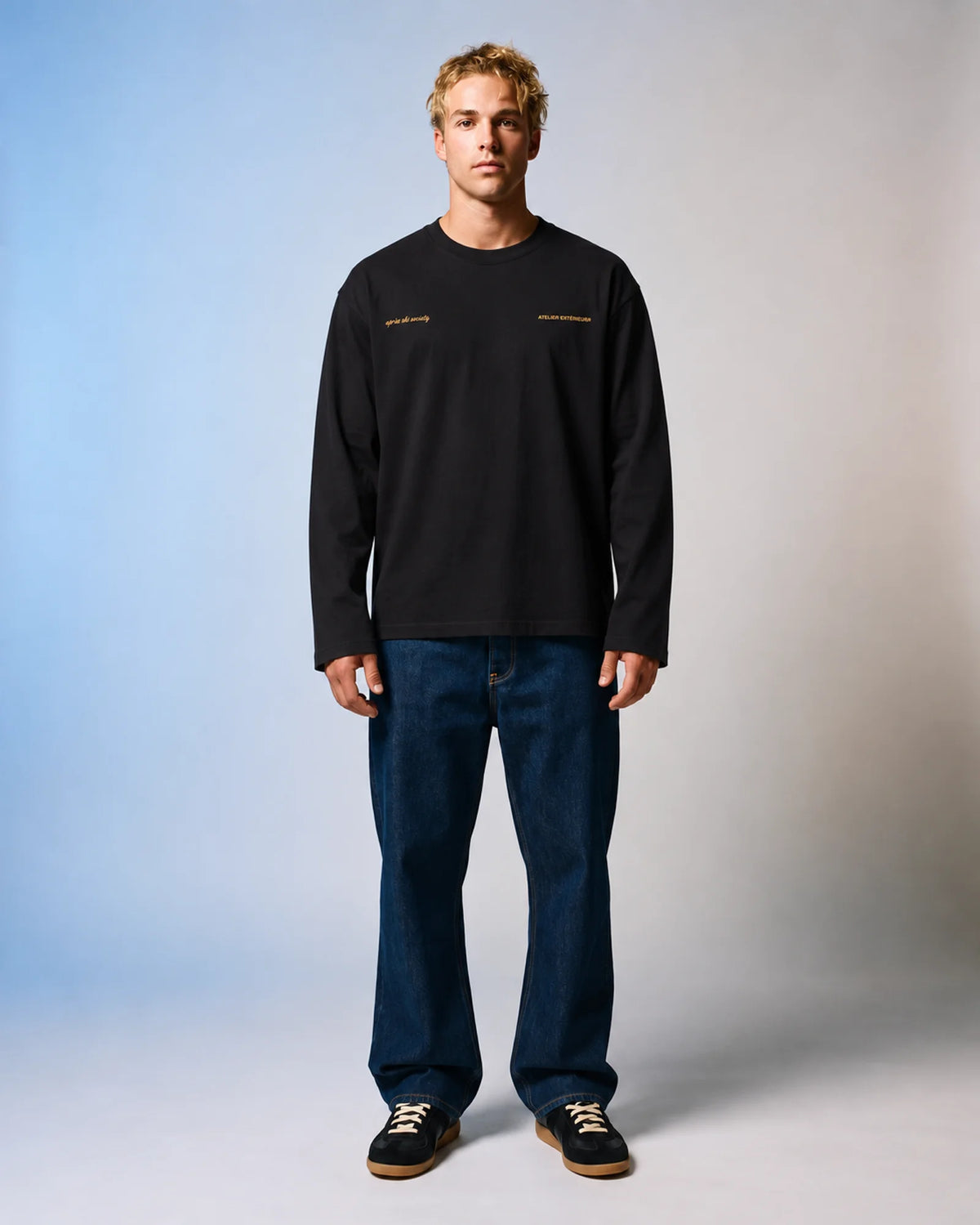 Après Ski Instructor Long Sleeve Tee - Black
