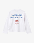 Après Ski Instructor Long Sleeve Tee - White