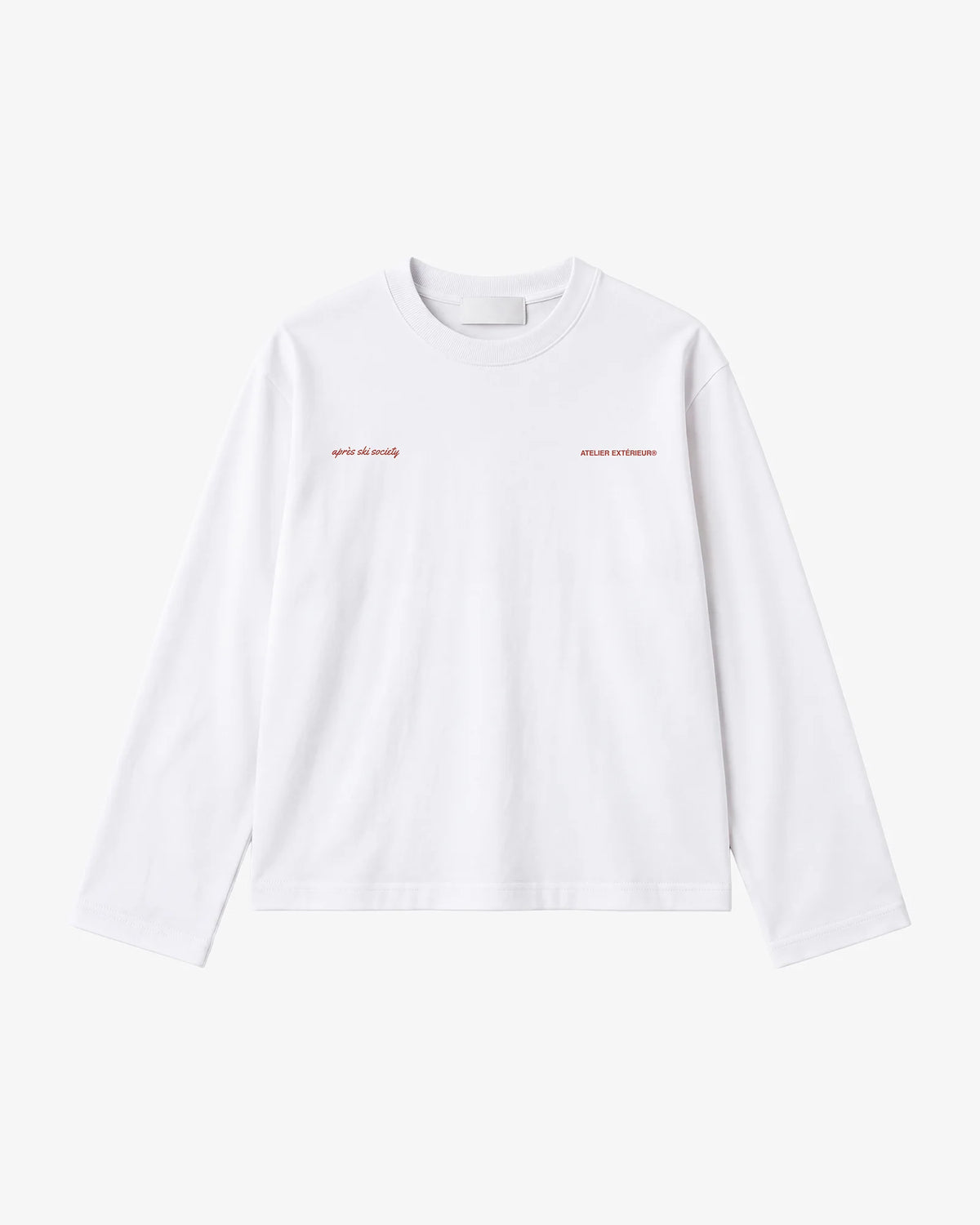 Après Ski Instructor Long Sleeve Tee - White