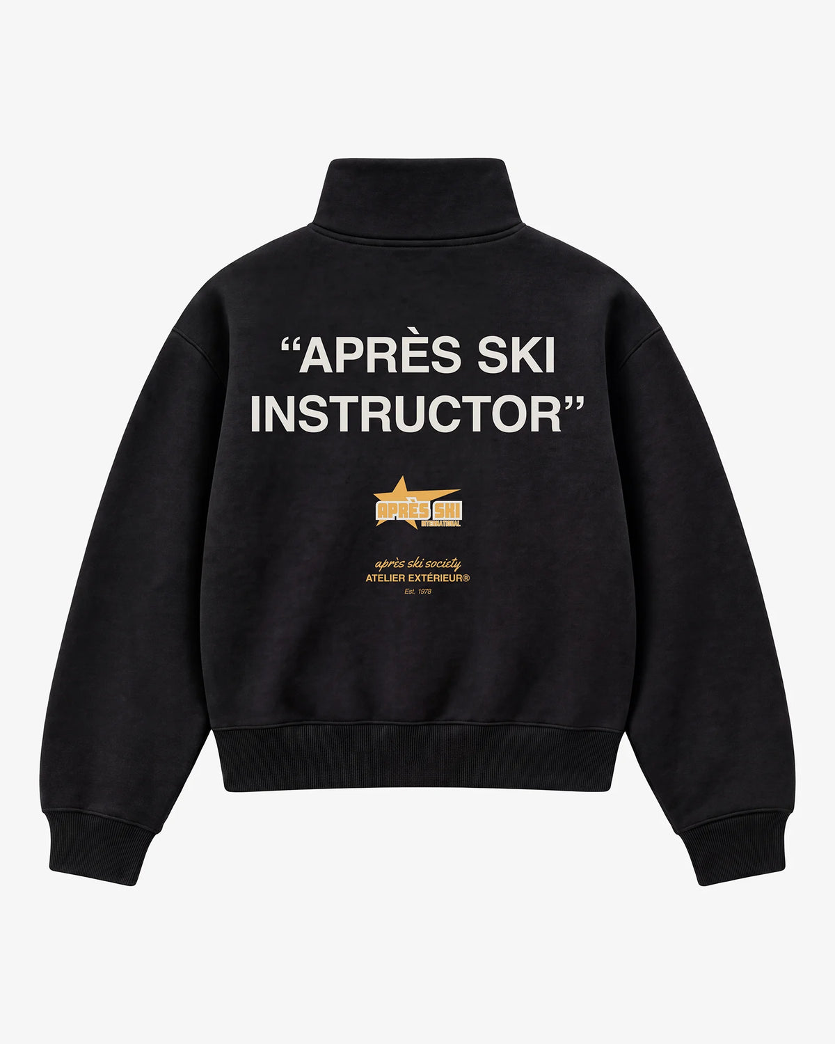 Après Ski Instructor Quarter Zip - Black