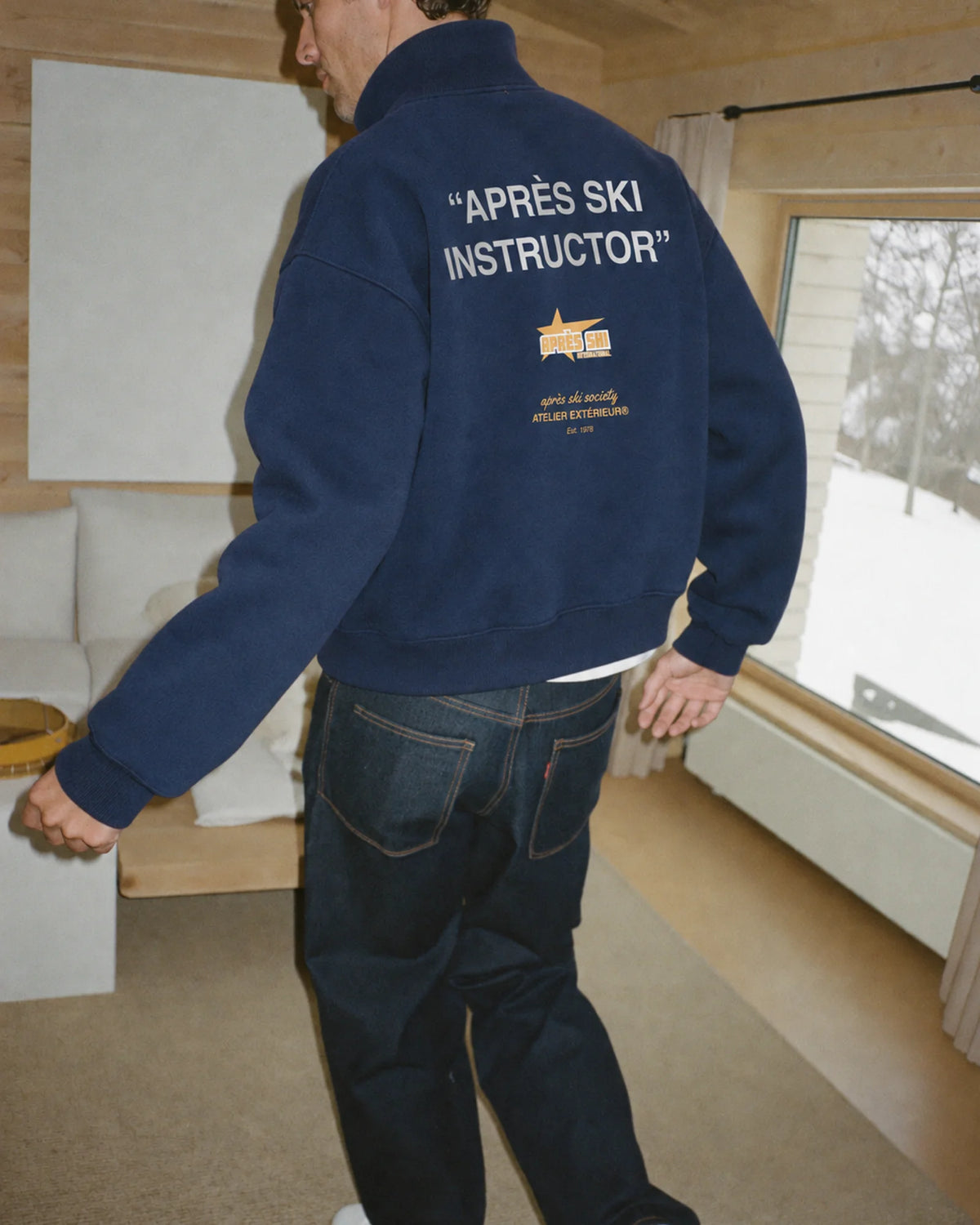 Après Ski Instructor Quarter Zip - Navy