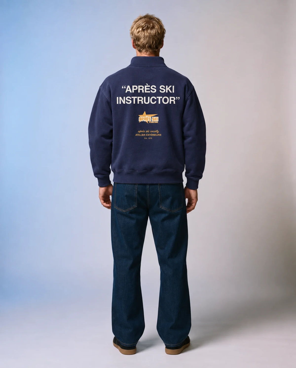 Après Ski Instructor Quarter Zip - Navy