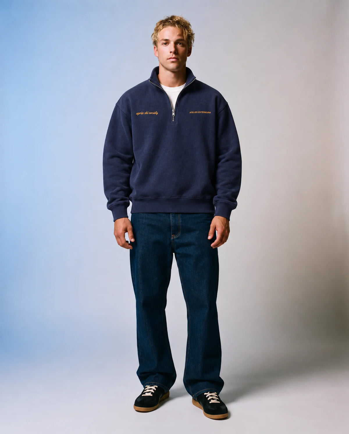 Après Ski Instructor Quarter Zip - Navy