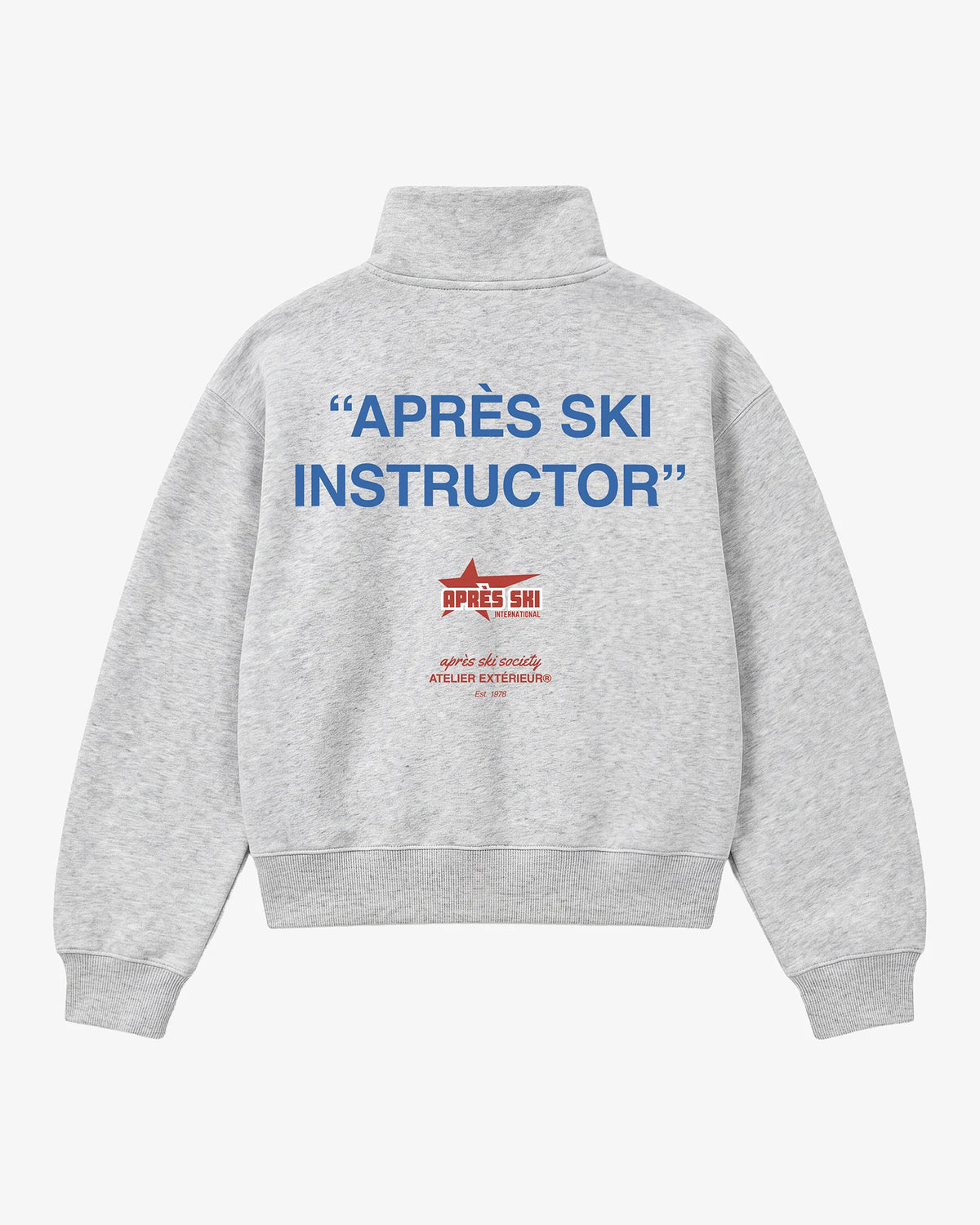Après Ski Instructor Quarter Zip - Heather Gray