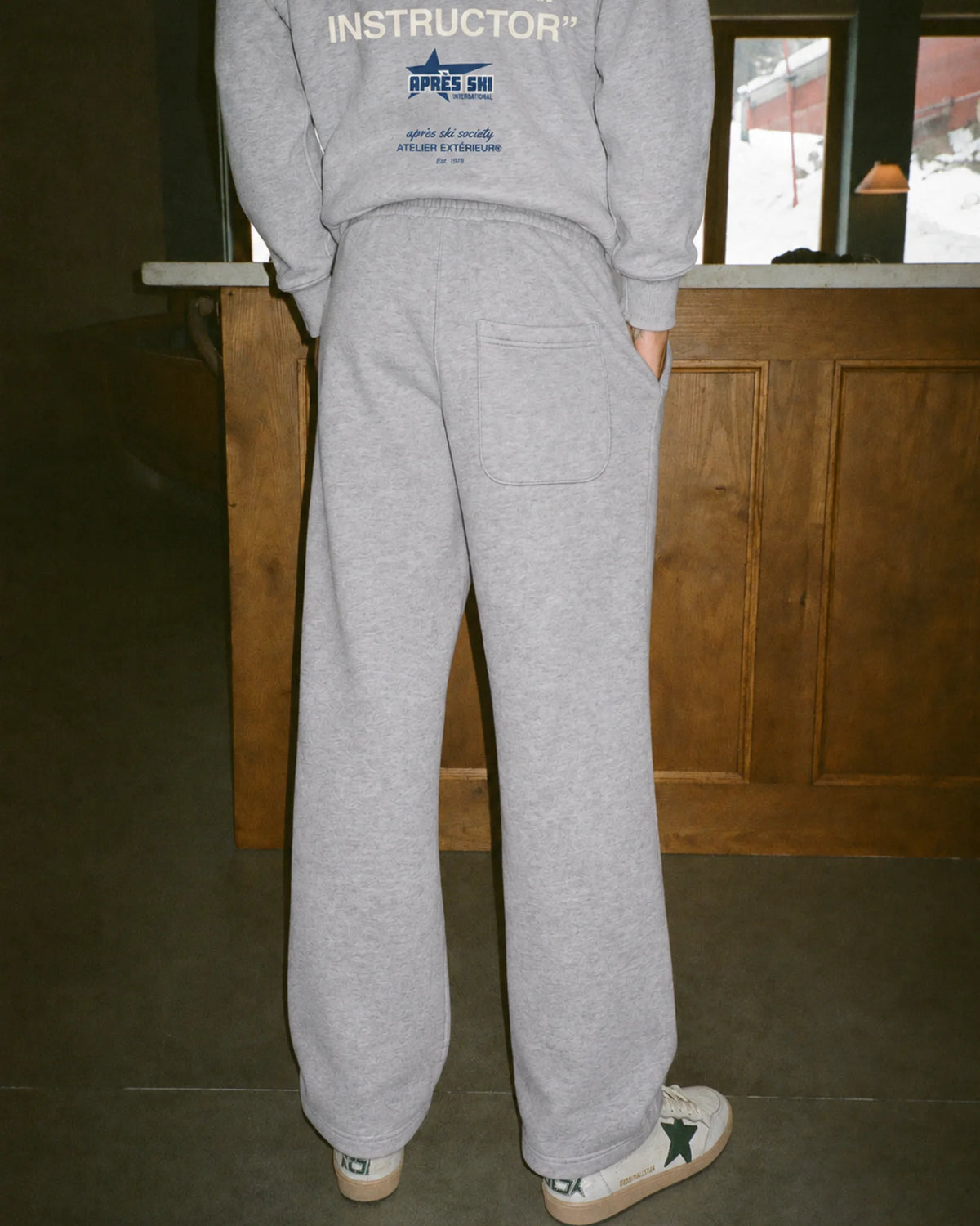 Après Ski Instructor Sweatpants - Straight Leg - Heather Gray