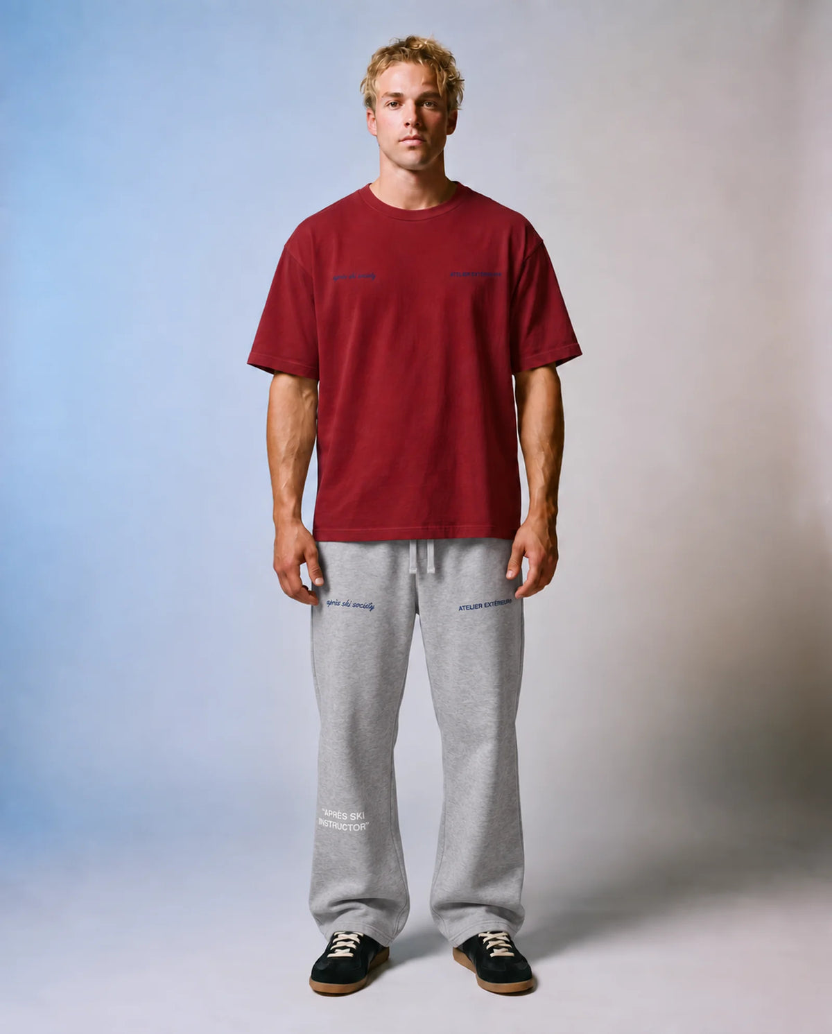 Après Ski Instructor Sweatpants - Straight Leg - Heather Gray