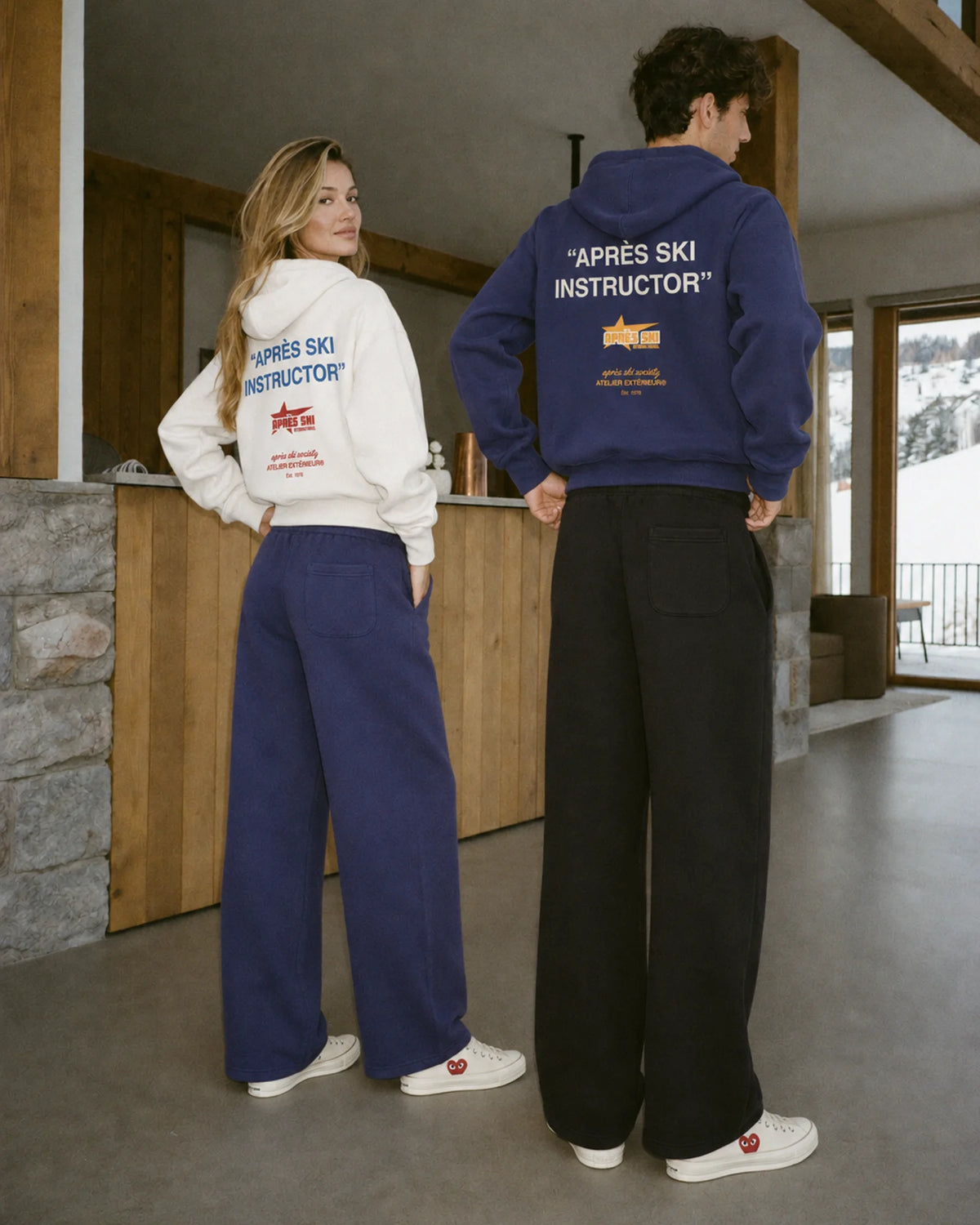Après Ski Instructor Sweatpants - Straight Leg - Navy