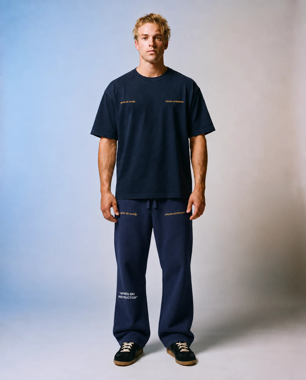 Après Ski Instructor Sweatpants - Straight Leg - Navy