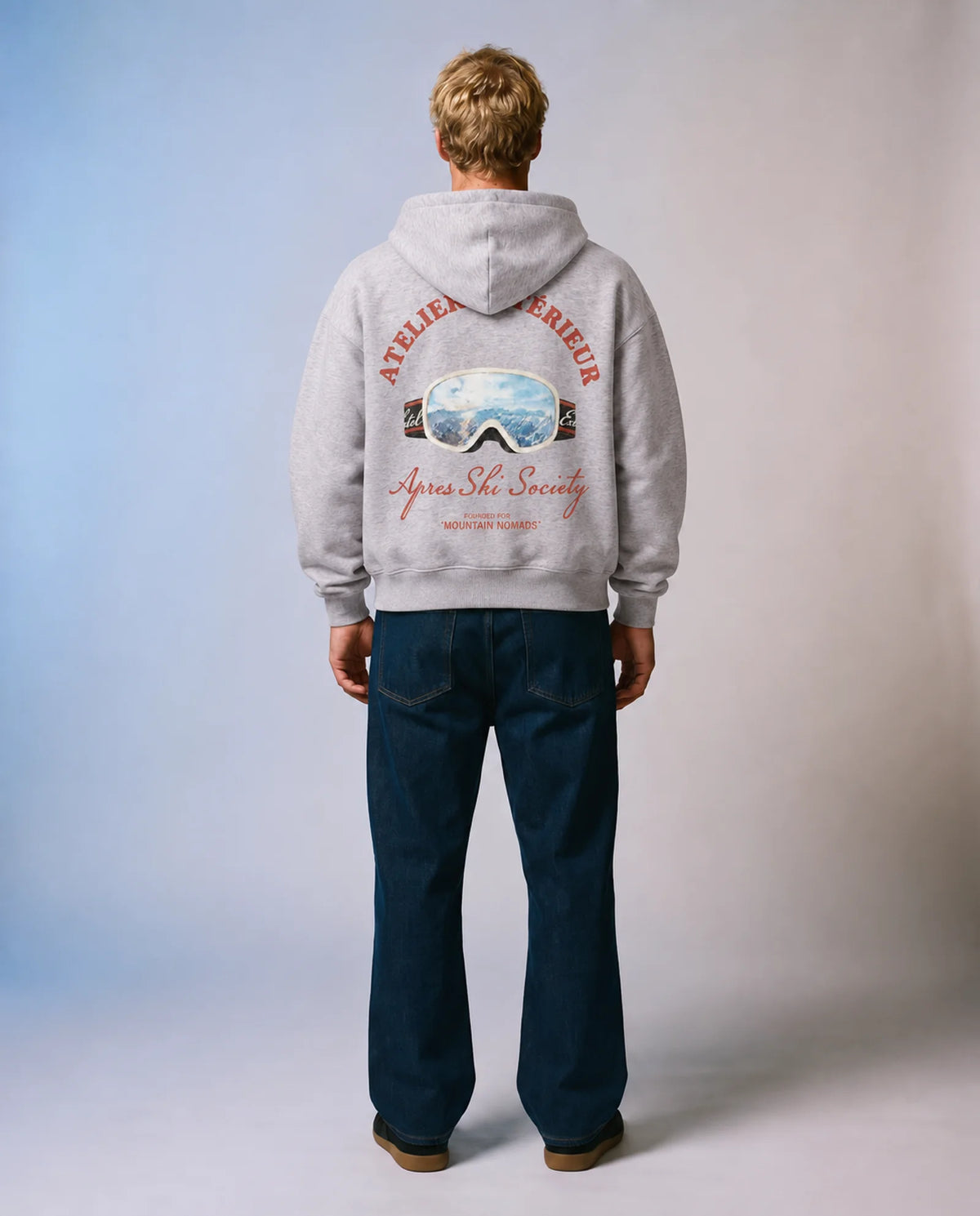 Après Ski Society Hoodie - Heather Gray